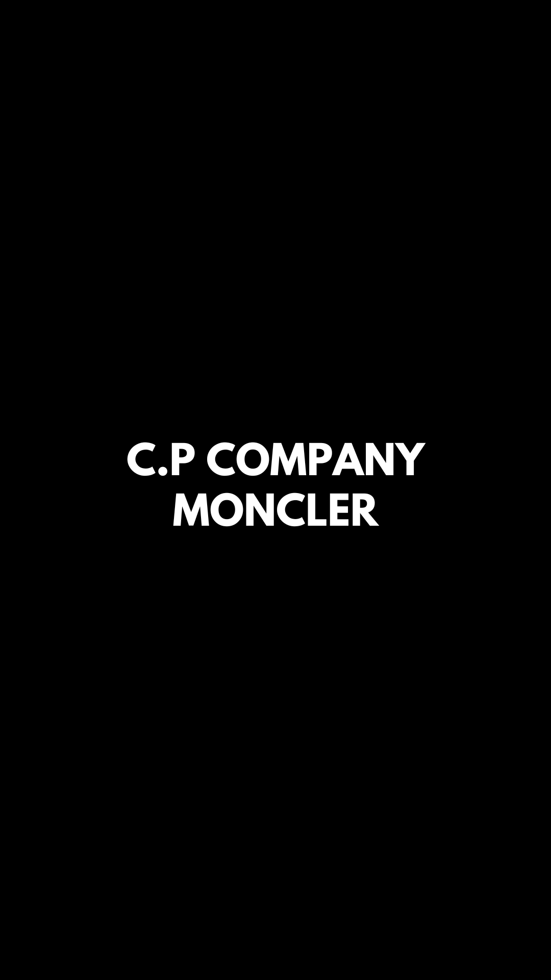C.P COMPANY - MONCLER