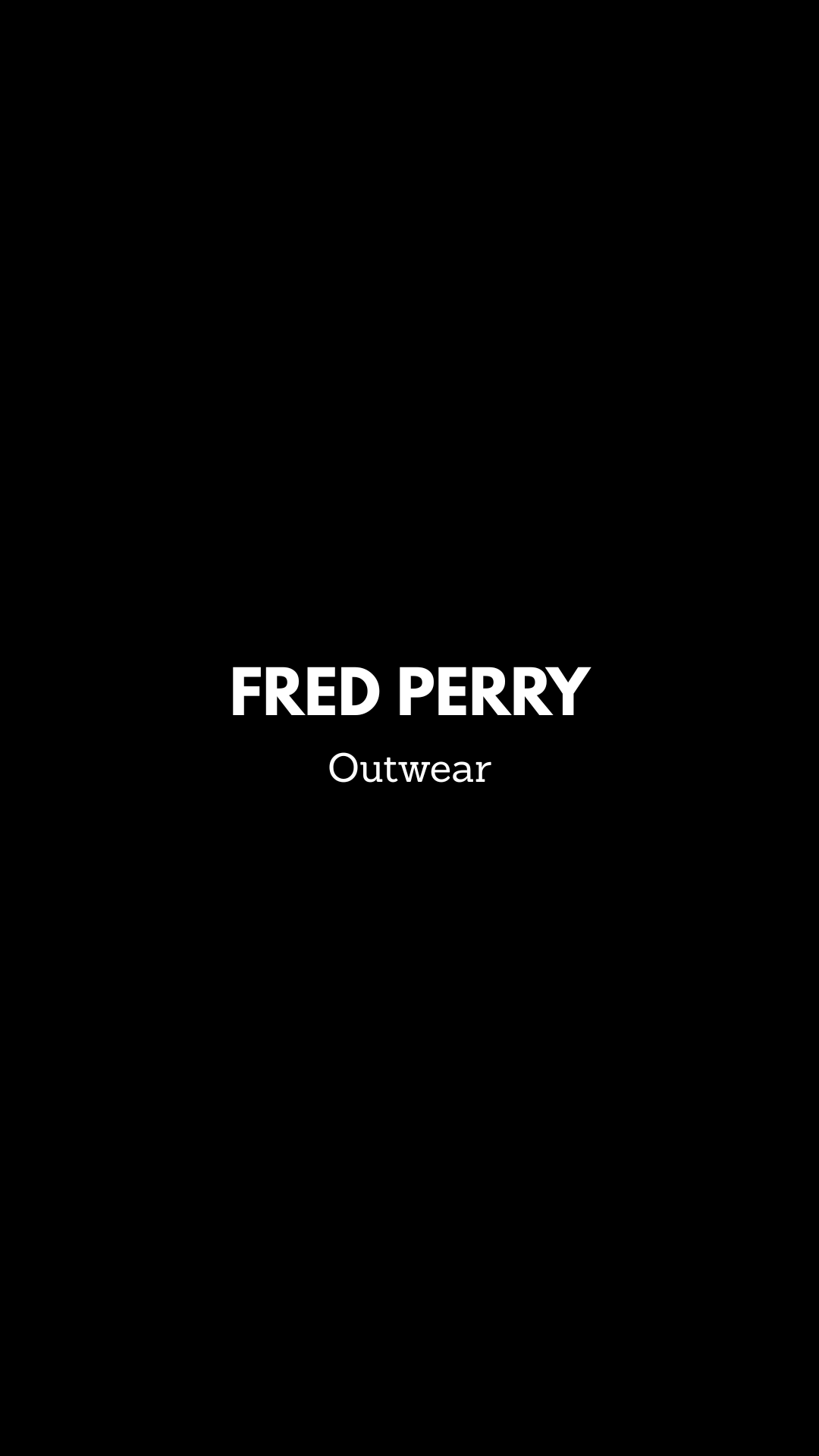 FRED PERRY OUTWEAR
