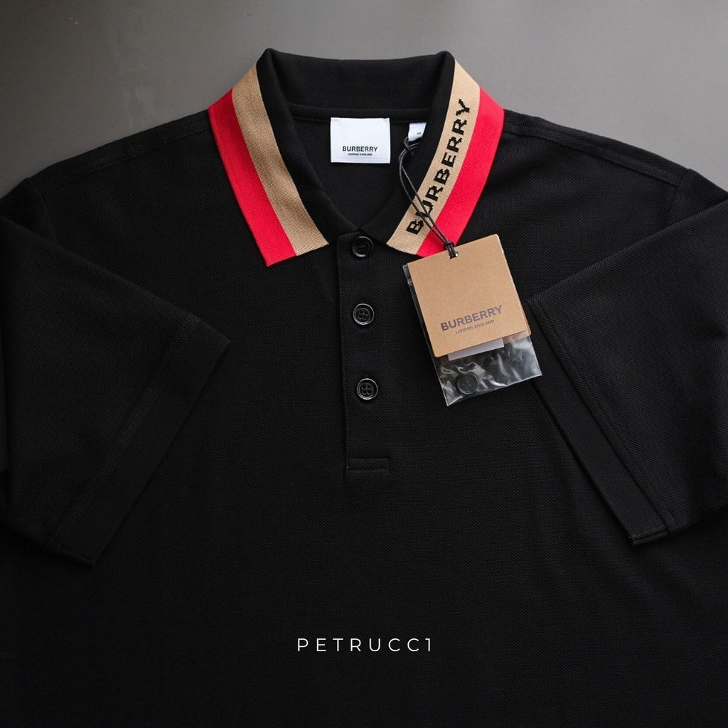 BURBERRY Edney Contrasting Collar Polo Shirt 8039265