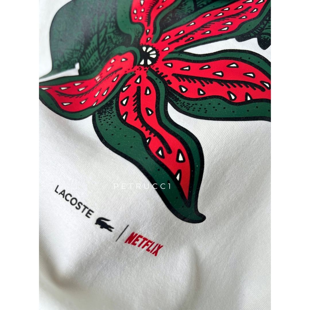 LACOSTE x Netflix Organic Cotton T Shirt TH8462