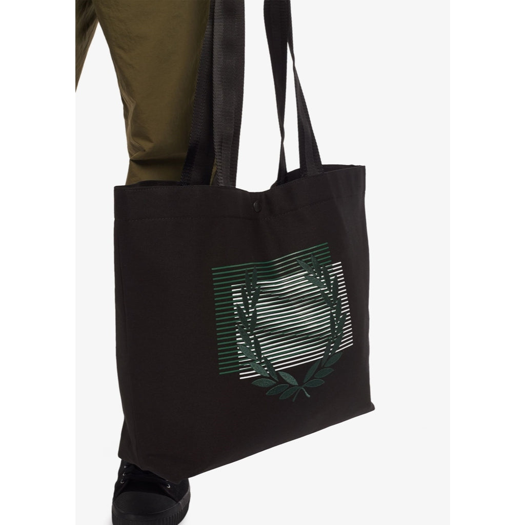 Fred Perry Glitch Graphic Tote Bag L3242
