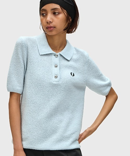 Fred Perry Textured Knitted Shirt Women K1113/R30