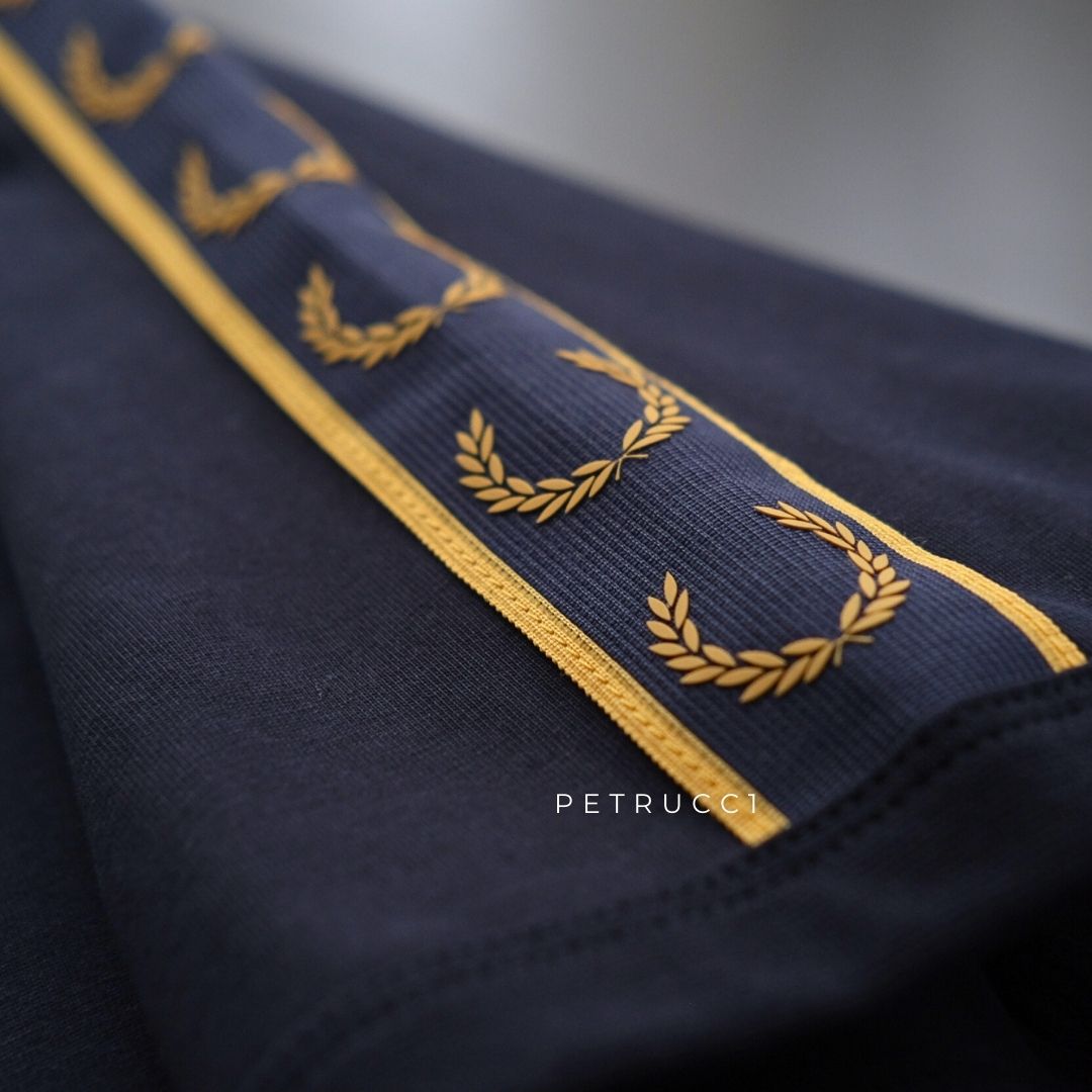 Fred Perry Contrast Tape Ringer T-Shirt Kaos M4613/W75