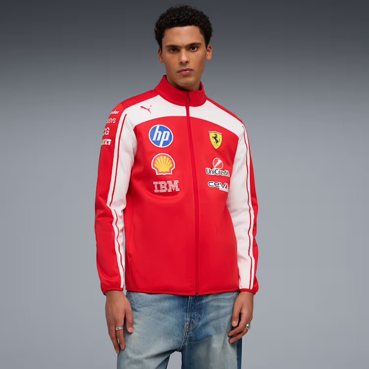 F1 FERRARI 2026 Scuderia Ferrari HP Replica Drivers Softshell Jacket Men