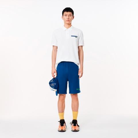 LACOSTE Name Print Washed Polo Shirt  PH0786