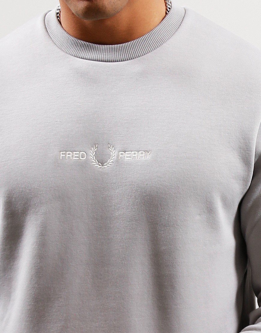 Fred Perry Embroidered Sweatshirt Sweater M4727/181