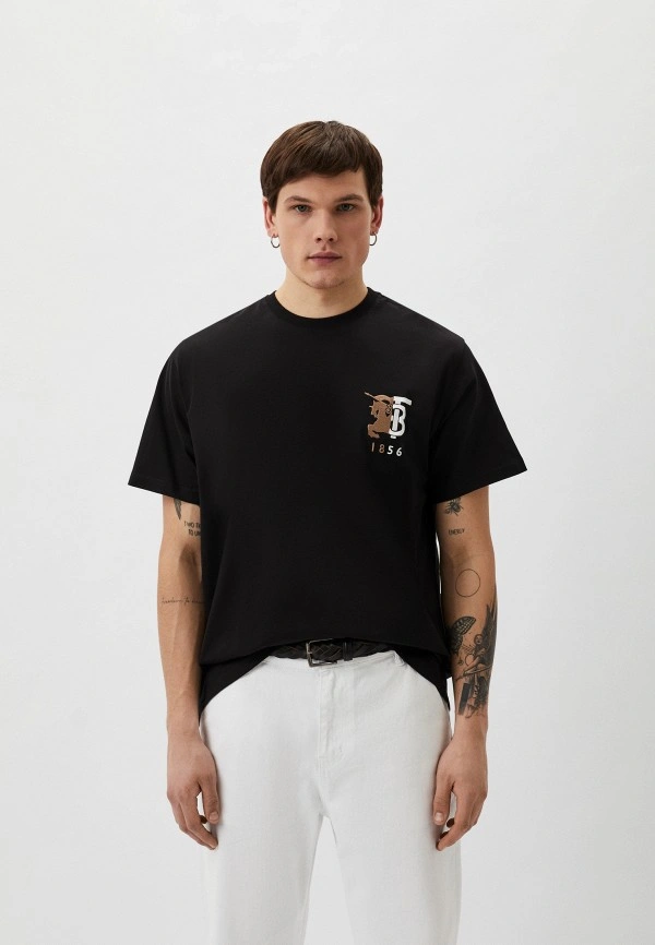 BURBERRY Hesford TB Monogram Embroidery T shirt 8023785