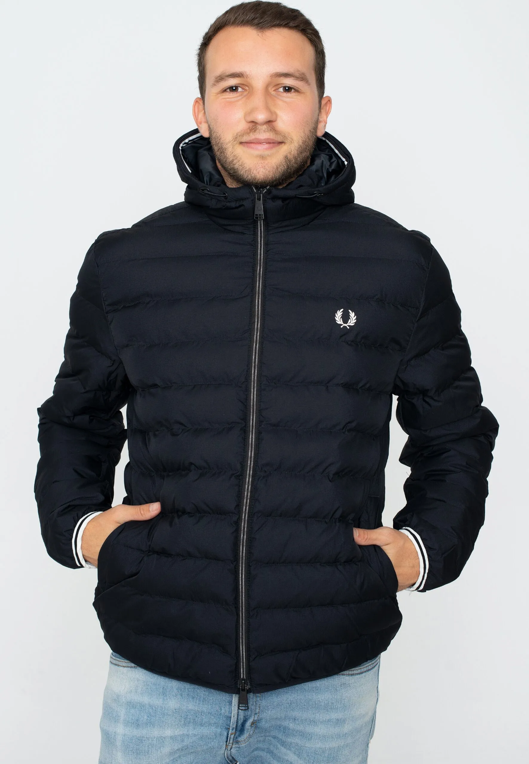 Fred Perry Hooded Insulated Jacket Puffer J4565/102