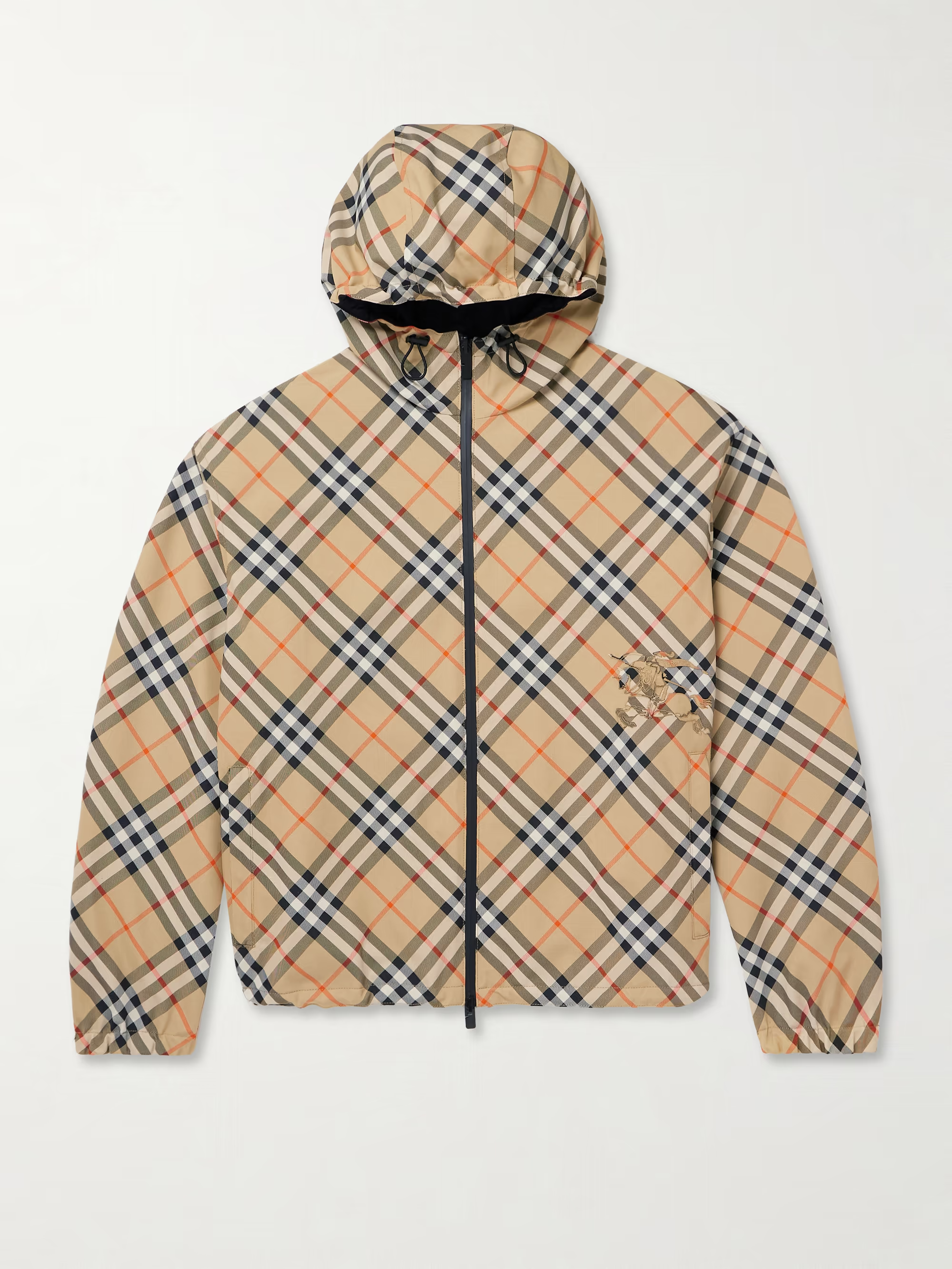 BURBERRY Reversible Check Hooded Jacket 81041021