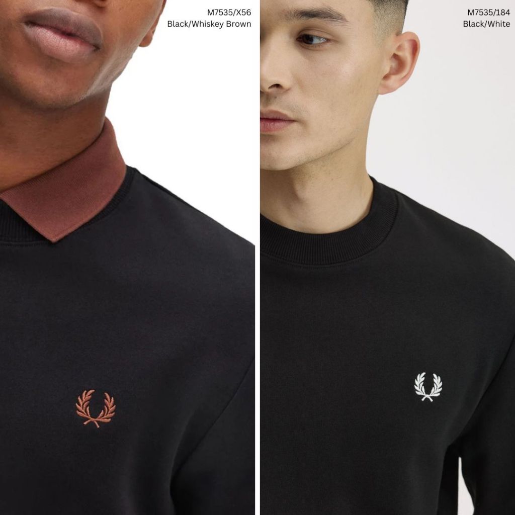 Fred Perry Crew Neck Sweatshirt Sweater M7535