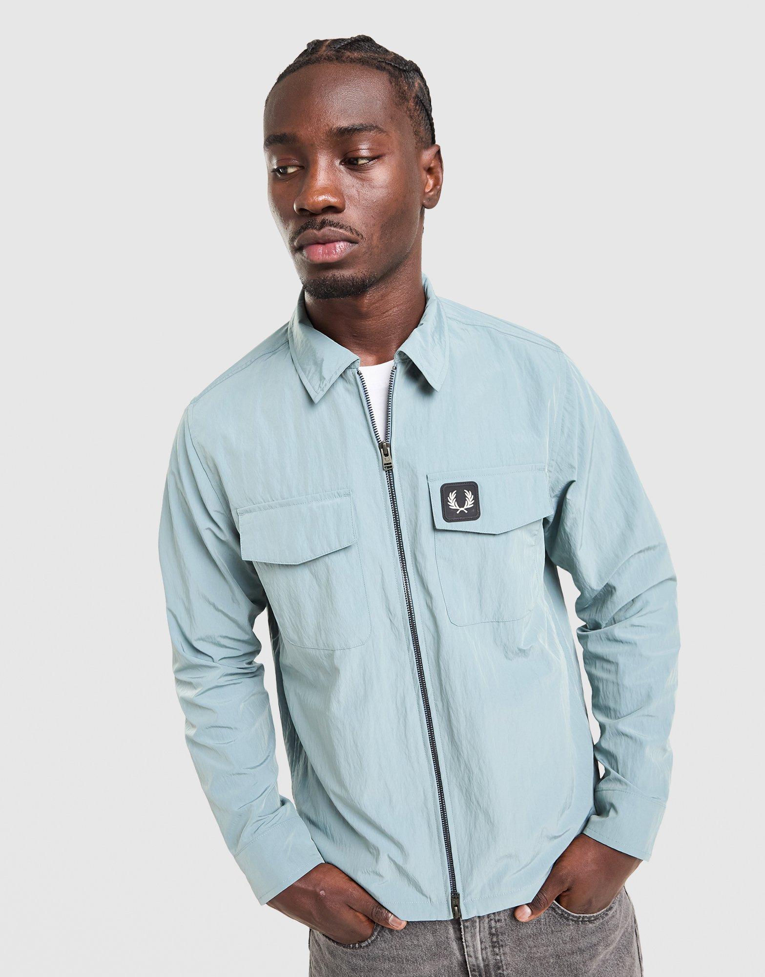 Fred Perry Badge Overshirt Jacket SM9139/Z20