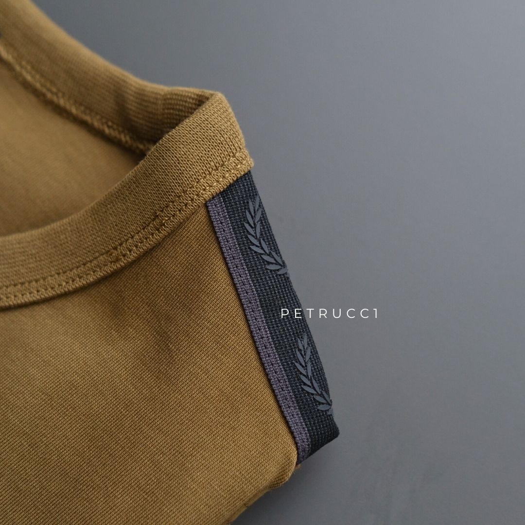 Fred Perry Contrast Tape Ringer T-Shirt Kaos M4613/Y97