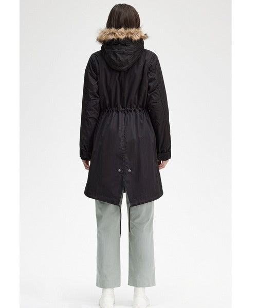Fred Perry Womens Zip-In Liner Fishtail Parka J6104/102
