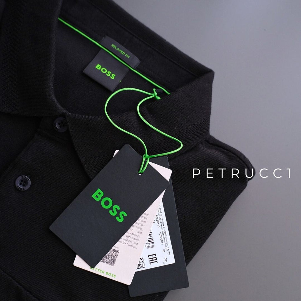 BOSS Relaxed-fit polo shirt in cotton with golf artwork Percy Heritage 50538111