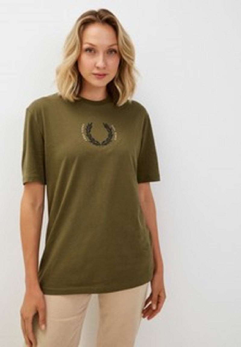 Fred Perry Tee T SHIRT ORIGINAL KAOS wanita women katun G3113/129