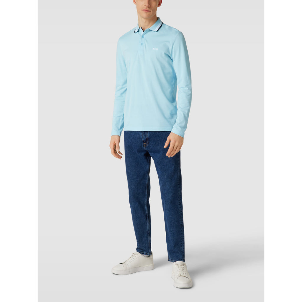 BOSS Polo Shirt Kaos Cowo Pria Man Men Long Sleeve 50469108