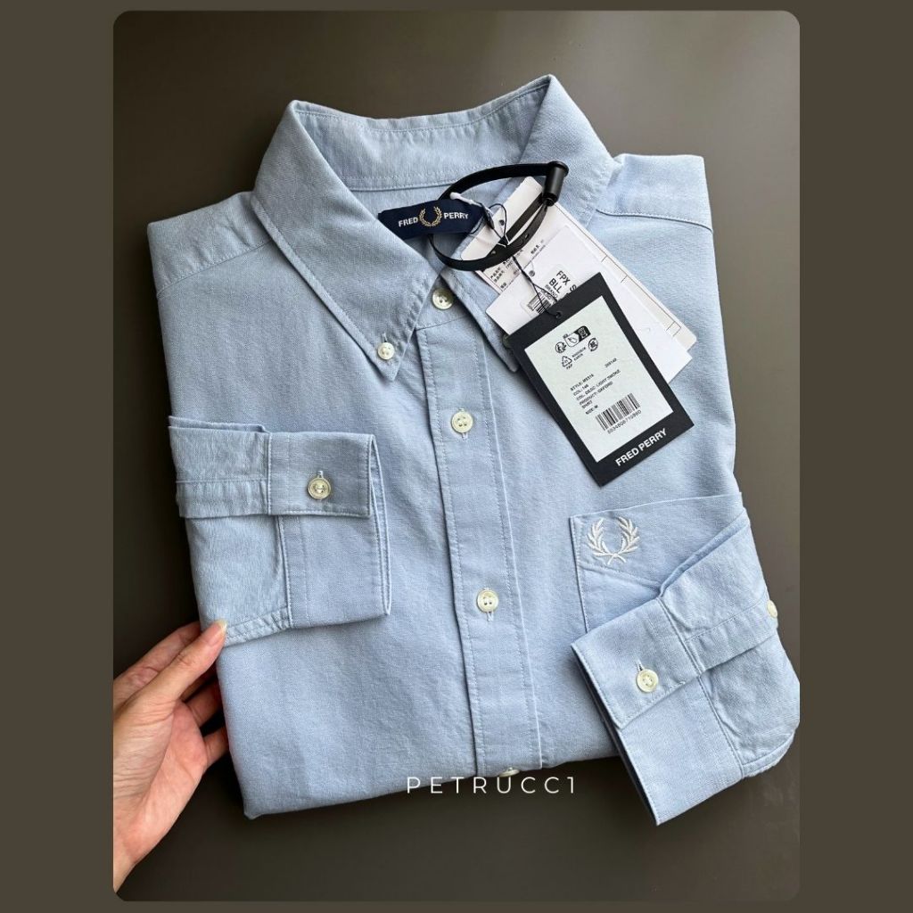 Fred Perry Oxford Shirt Long Sleeve M5516/146