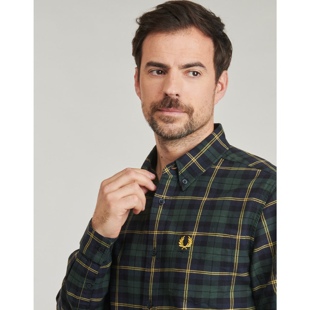 Fred Perry Oxford Tartan Shirt Long Sleeve M9621/608