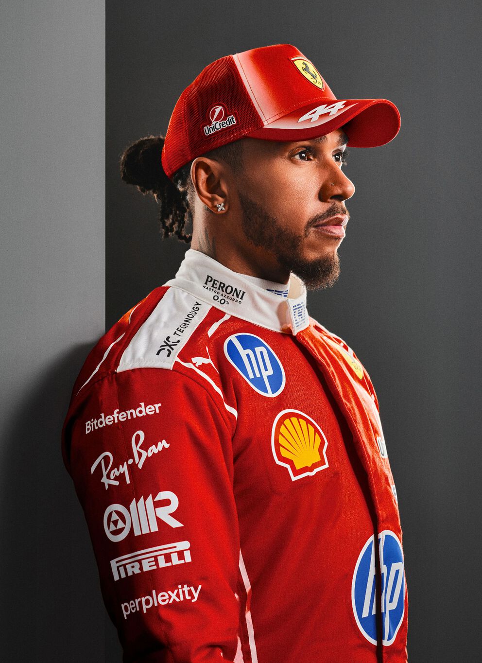 FERRARI F1 Hamilton Replica 2026 Puma Trucker Cap for Scuderia Ferrari