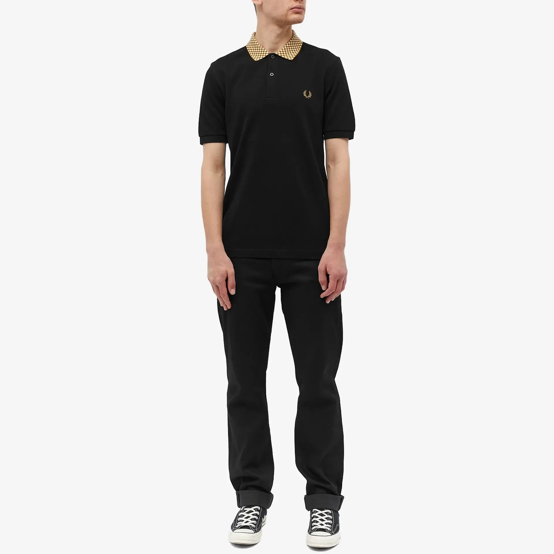 Fred Perry Checquered Collar Polo M6586/102
