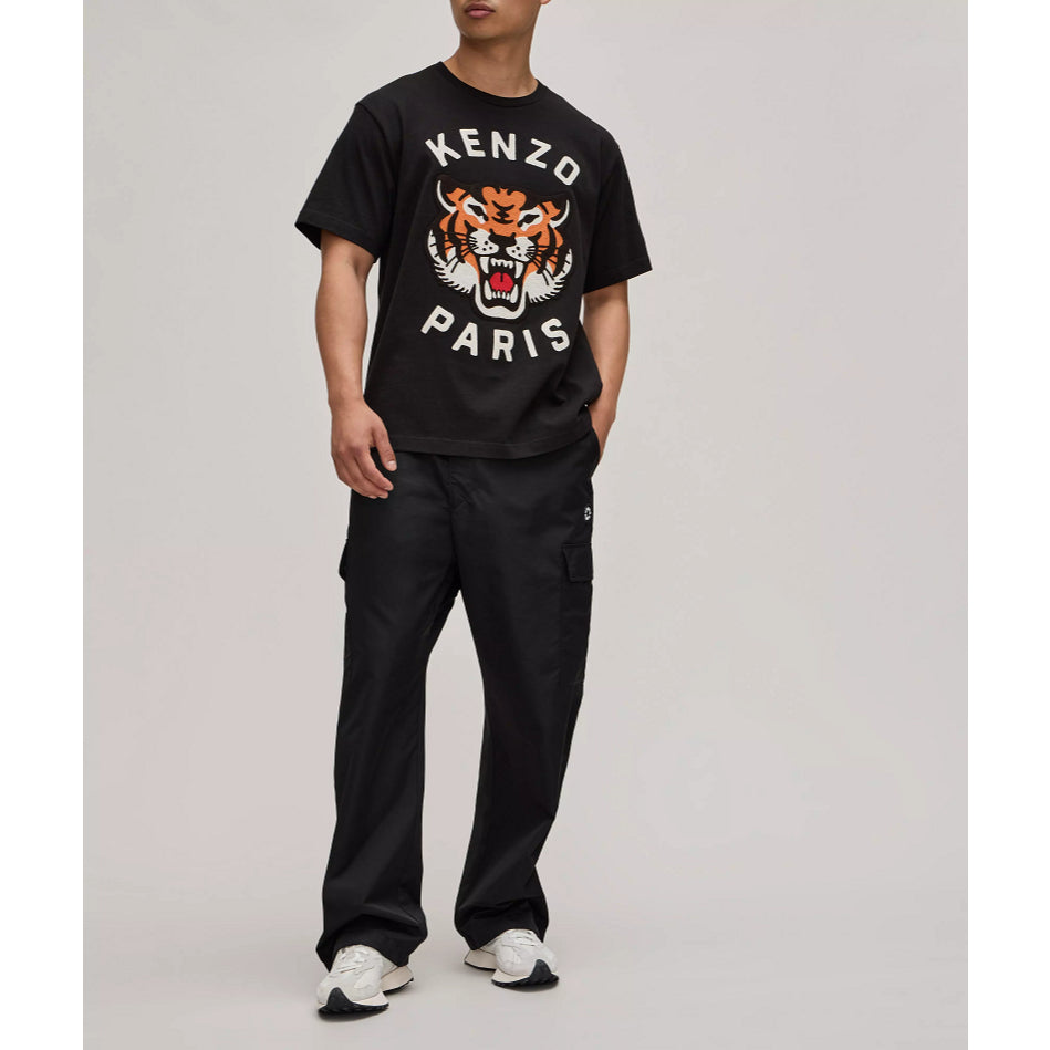 Kenzo Embroidered Lucky Tiger Cotton T-Shirt 68TS008