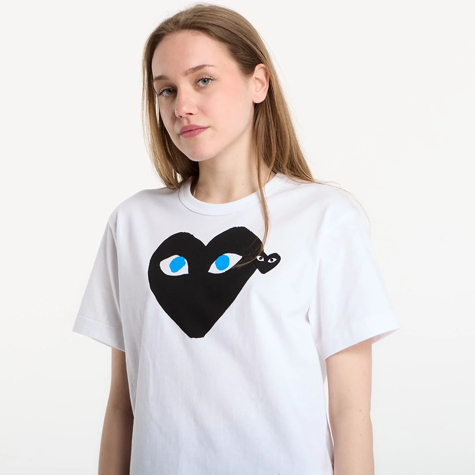 PLAY CDG COMME des GARCONS TEE T SHIRT kaos cowo pria man ORIGINAL