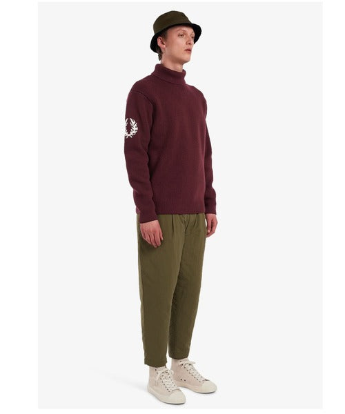 Fred Perry Laurel Wreath Roll Neck Jumper Sweater K4561/597