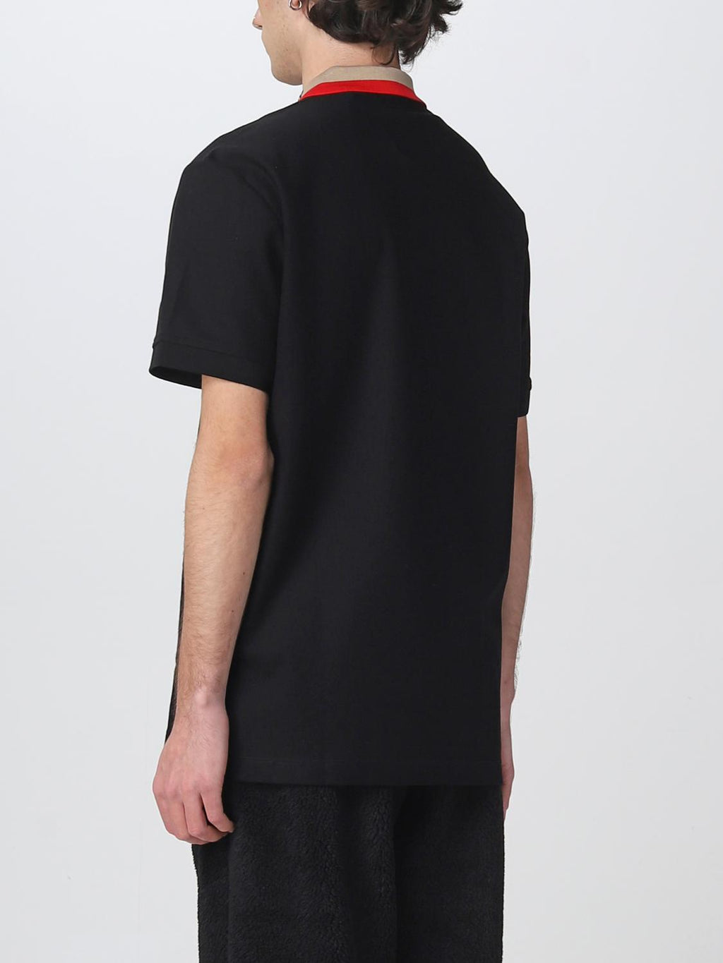 BURBERRY Edney Contrasting Collar Polo Shirt 8039265
