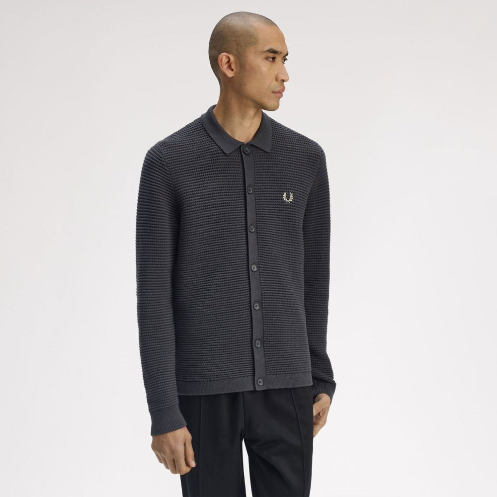Fred Perry Cardigan Knit Jaket Jacket Outwear Cowo K8566/297