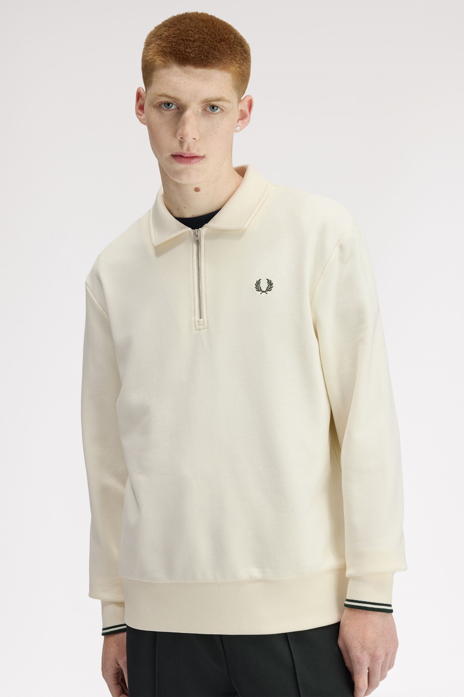 Fred Perry Half Zip Collar Sweatshirt M2426/560