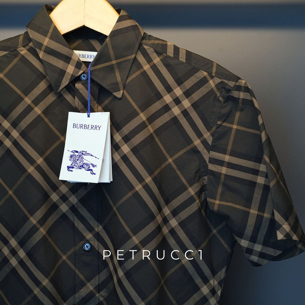 BURBERRY Check Cotton Shirt 8100681