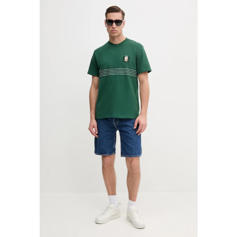 LACOSTE Embroidered Badge Pique T Shirt TH0025