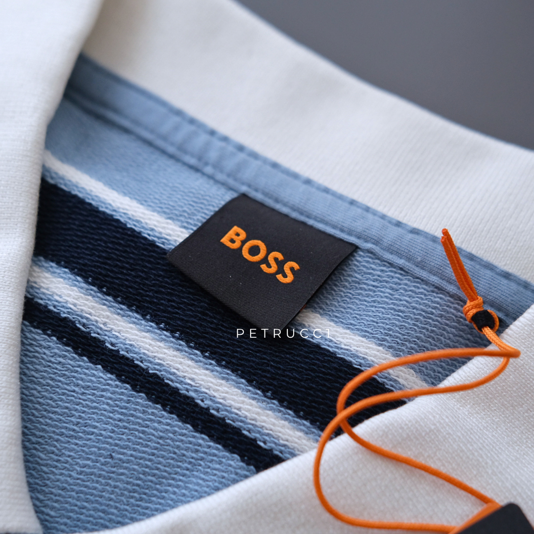 BOSS Polo Shirt Kaos cotton Cowo Pria 50574239