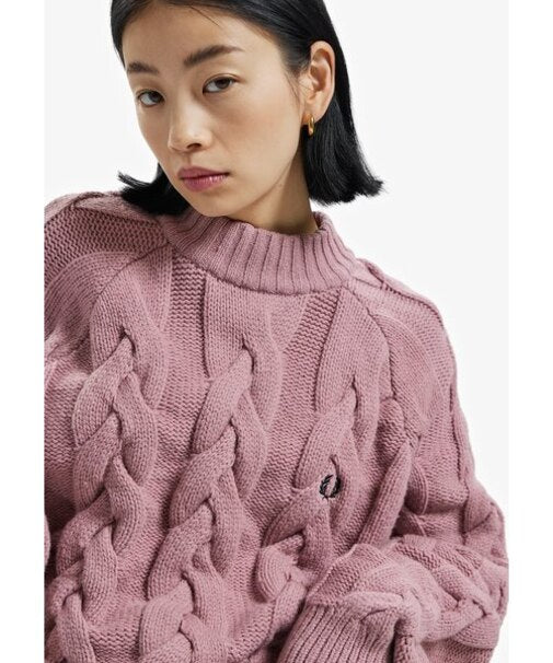Fred Perry Women Cable Knit Jumper K4118/P94