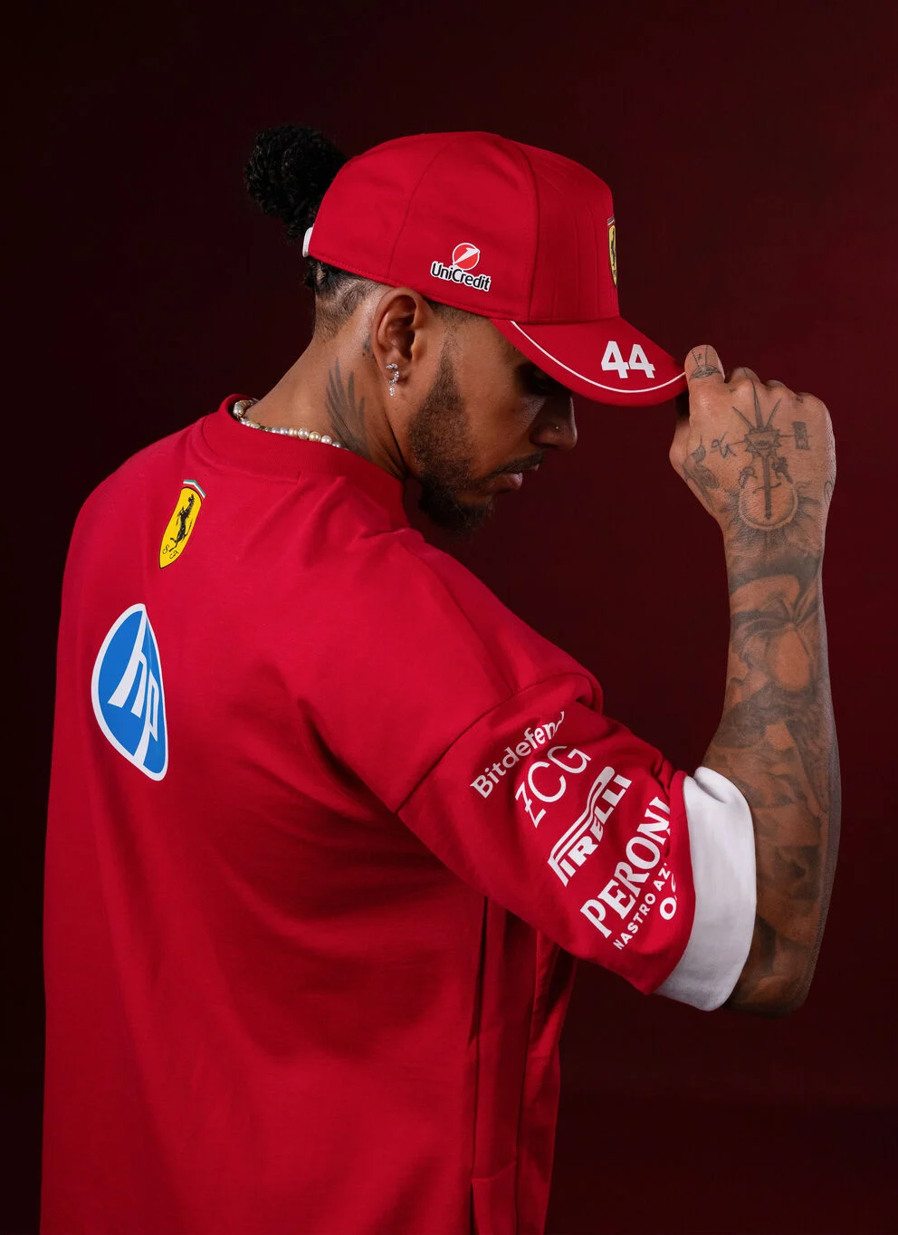 F1 SCUDERIA FERRARI 2025 Scuderia Ferrari 2025 Drivers Tee Men T Shirt