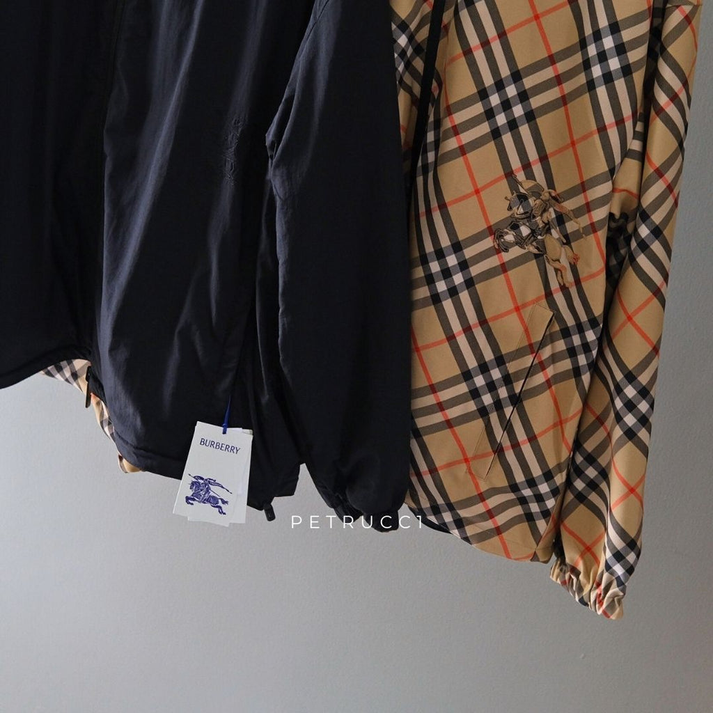 BURBERRY Reversible Check Hooded Jacket 81041021