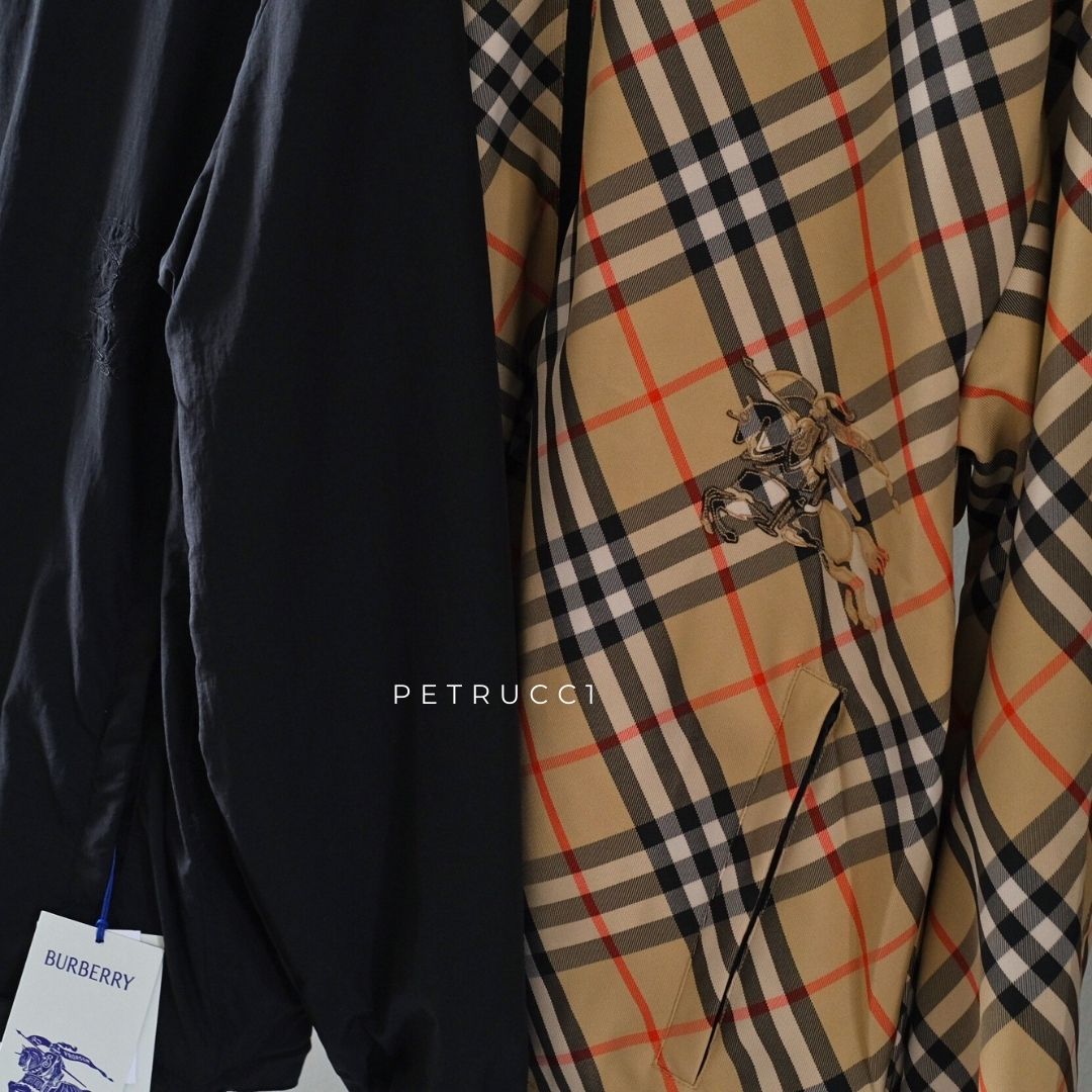 BURBERRY Reversible Check Hooded Jacket 81041021