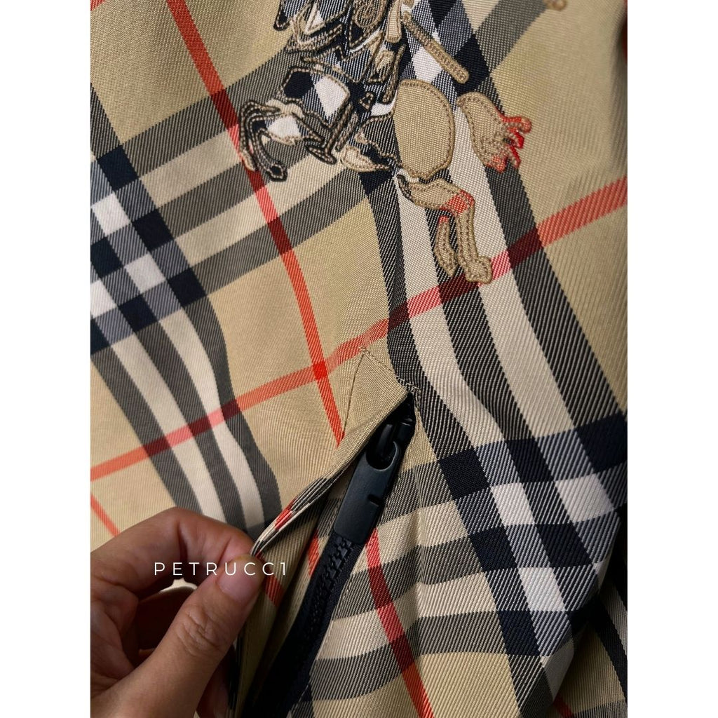 BURBERRY Reversible Check Hooded Jacket 81041021
