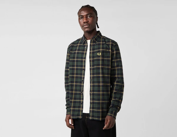 Fred Perry Oxford Tartan Shirt Long Sleeve M9621/608
