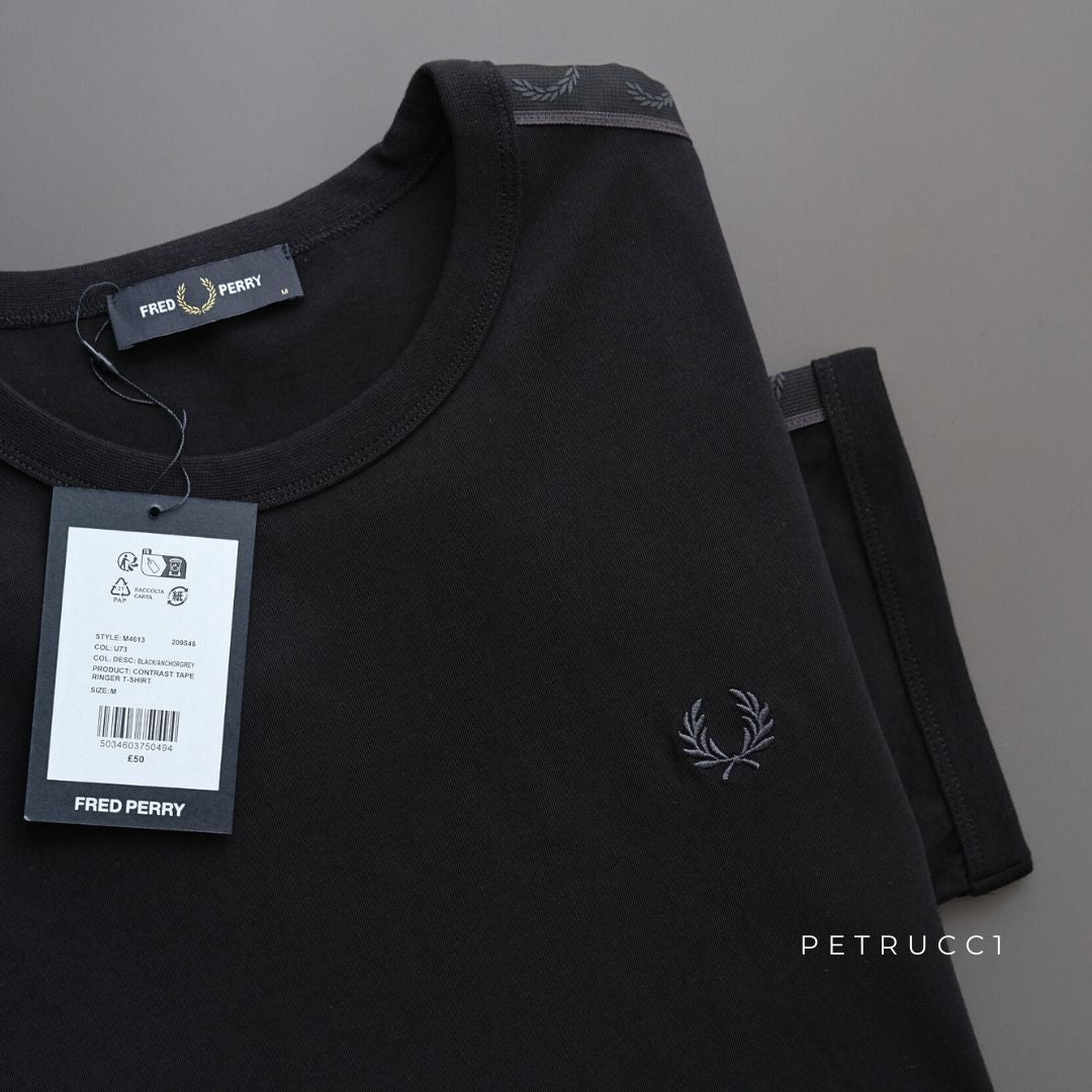 Fred Perry Contrast Tape Ringer T Shirt M4613/U73