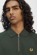 Fred Perry Zip Neck Polo Shirt M9869/X89