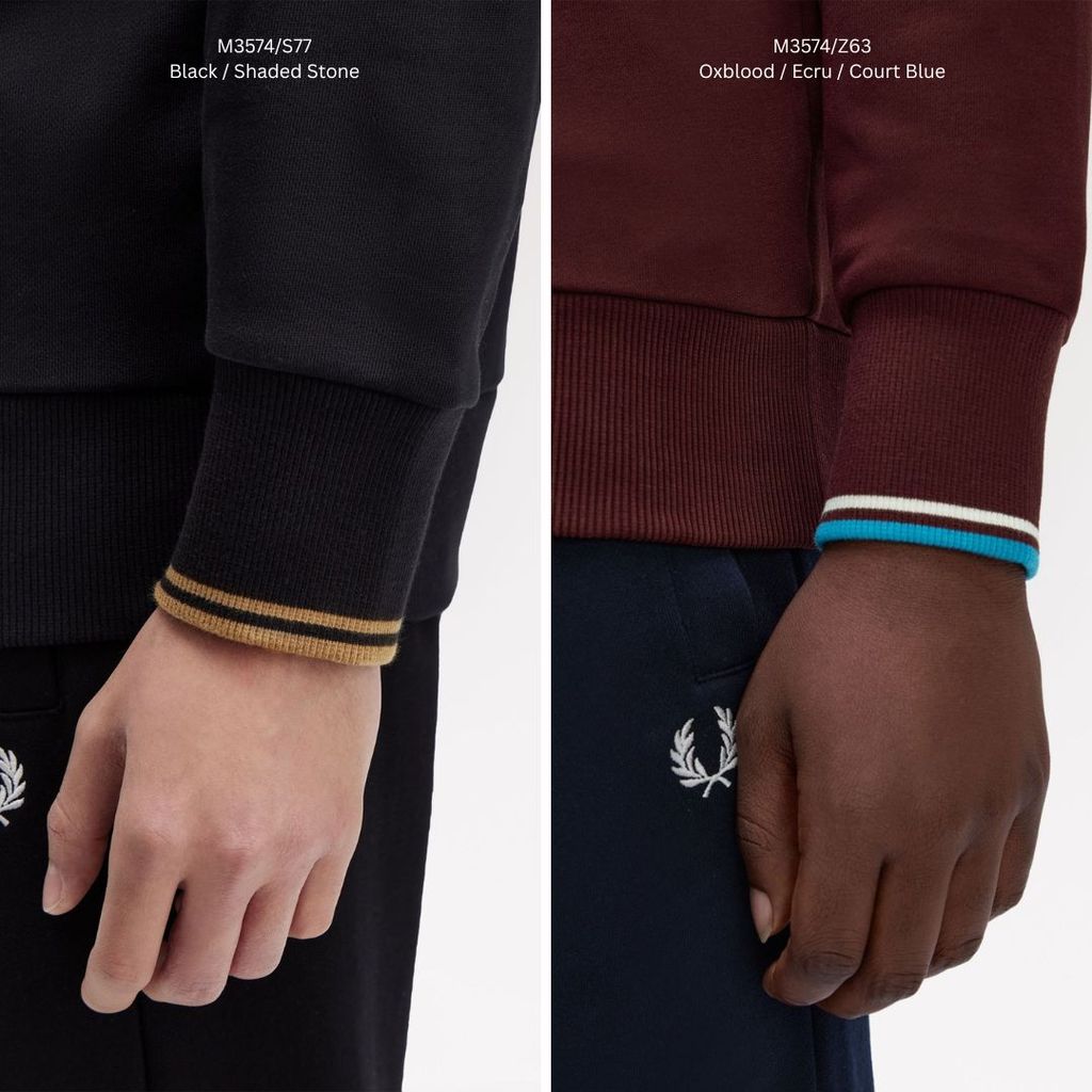 Fred Perry Half Zip Sweatshirt Sweater M3574