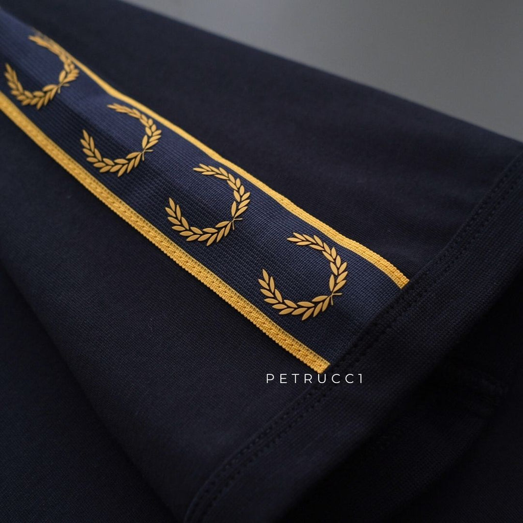Fred Perry Contrast Tape Ringer T-Shirt Kaos M4613/W75