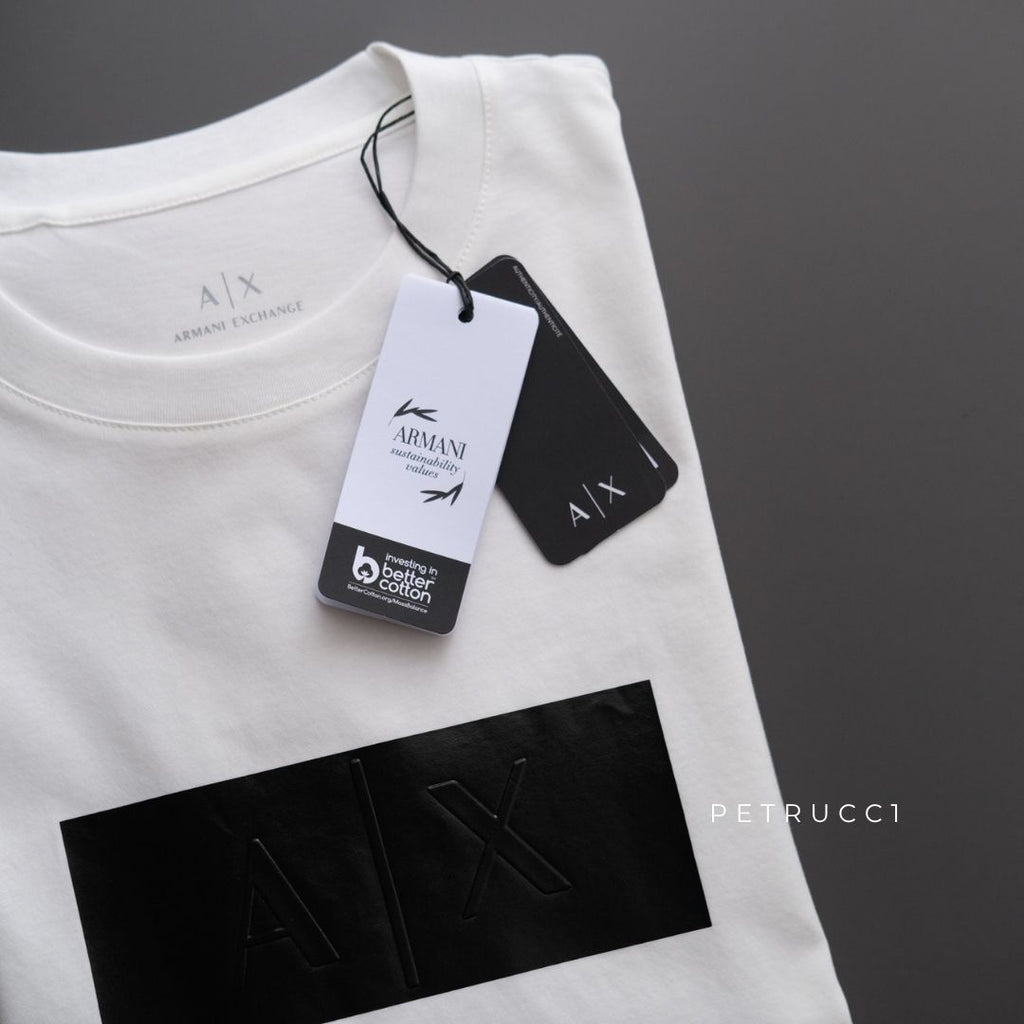 ARMANI EXCHANGE Vinyl Logo Print T Shirt XM000786