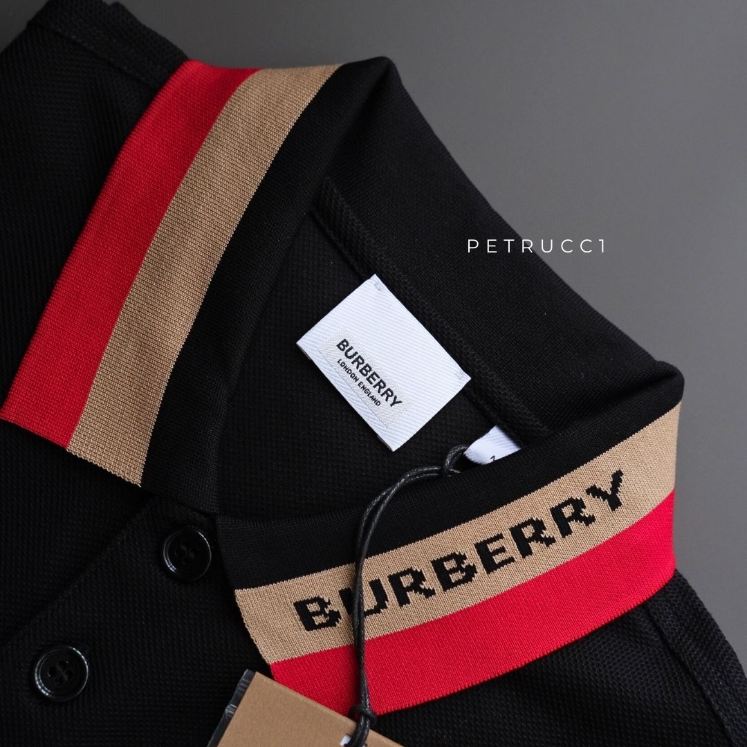 BURBERRY Edney Contrasting Collar Polo Shirt 8039265