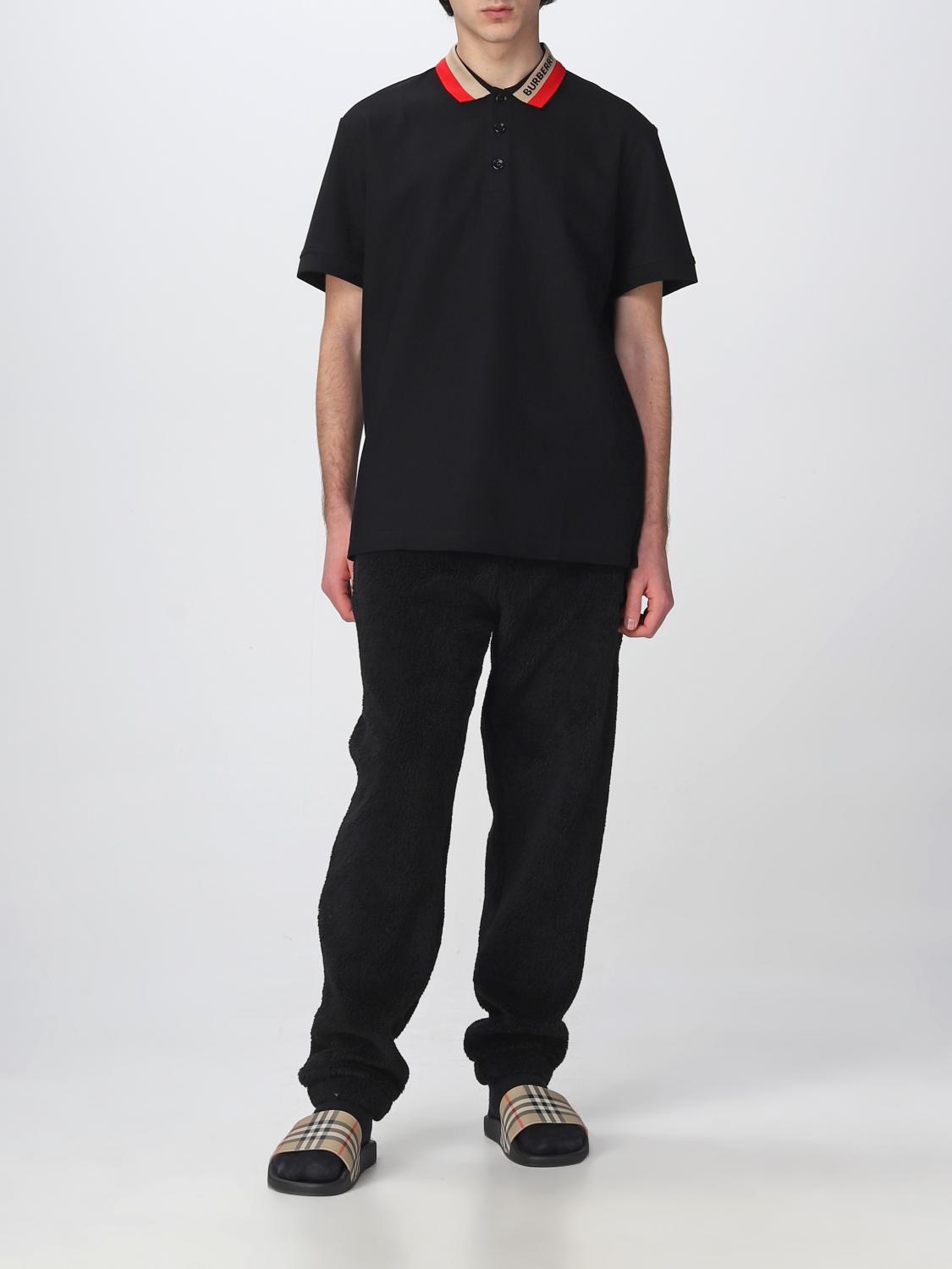 BURBERRY Edney Contrasting Collar Polo Shirt 8039265