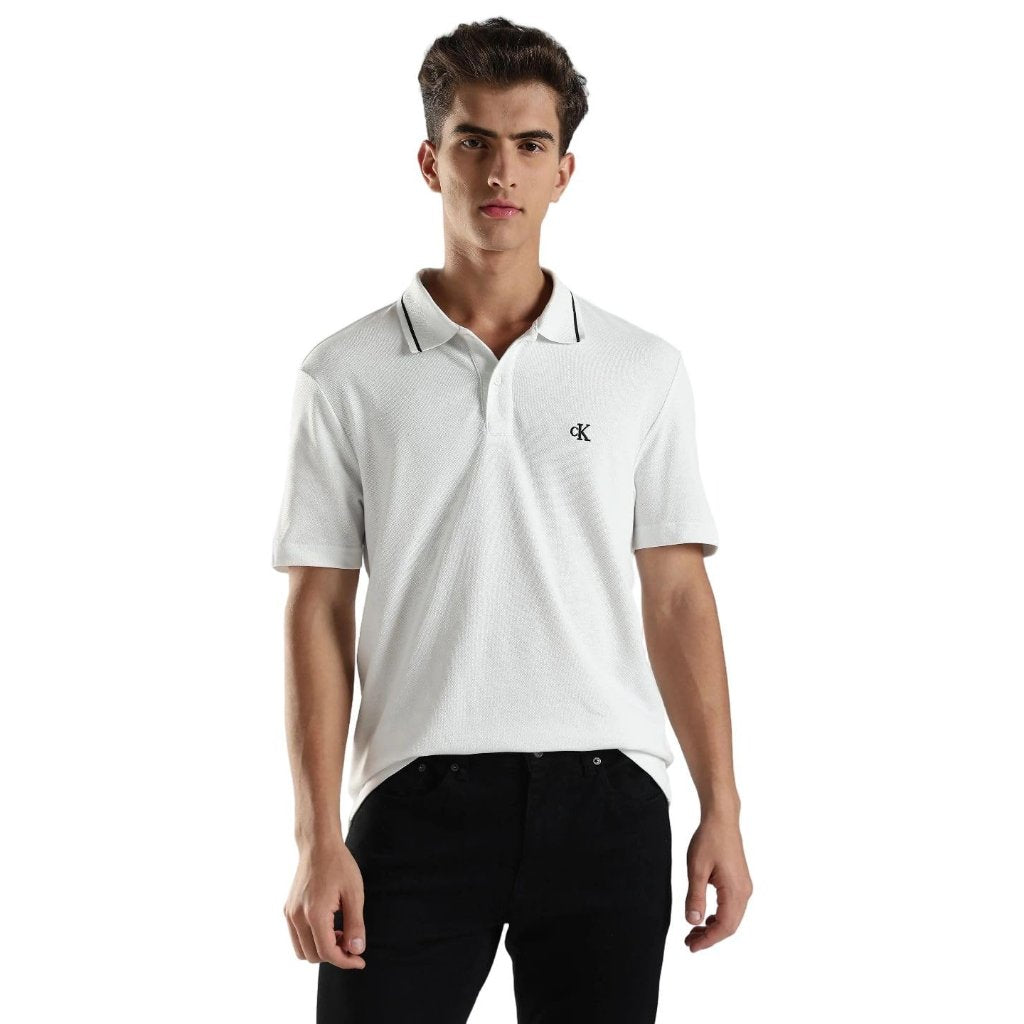 Calvin Klein Kaos Polo Shirt Cowo Pria 4RD292G
