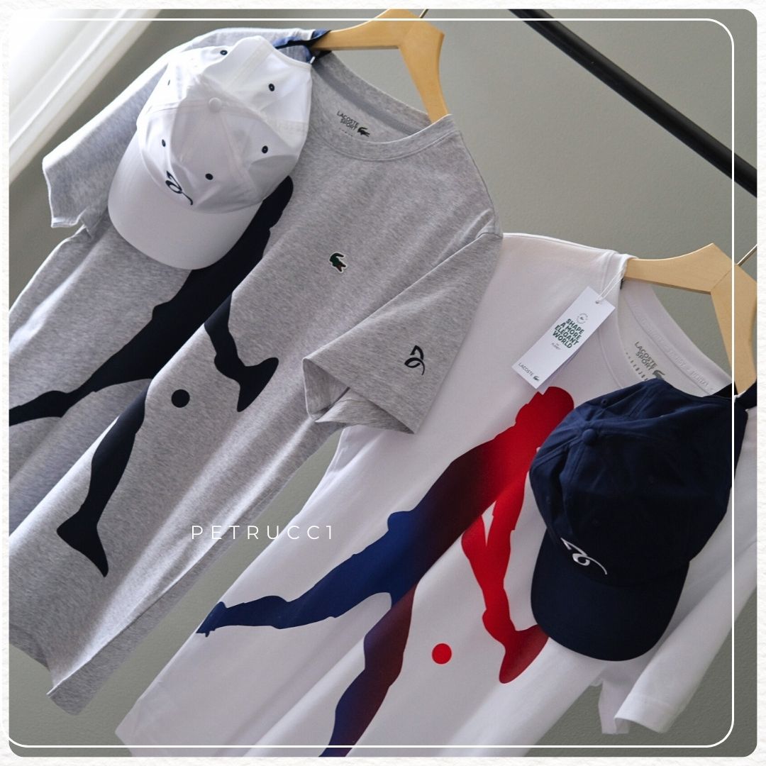 LACOSTE Tennis x Novak Djokovic T Shirt and Cap Set  TH7516