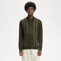 Fred Perry Knit Long Sleeve Polo Shirt Cowo Pria K6537/408