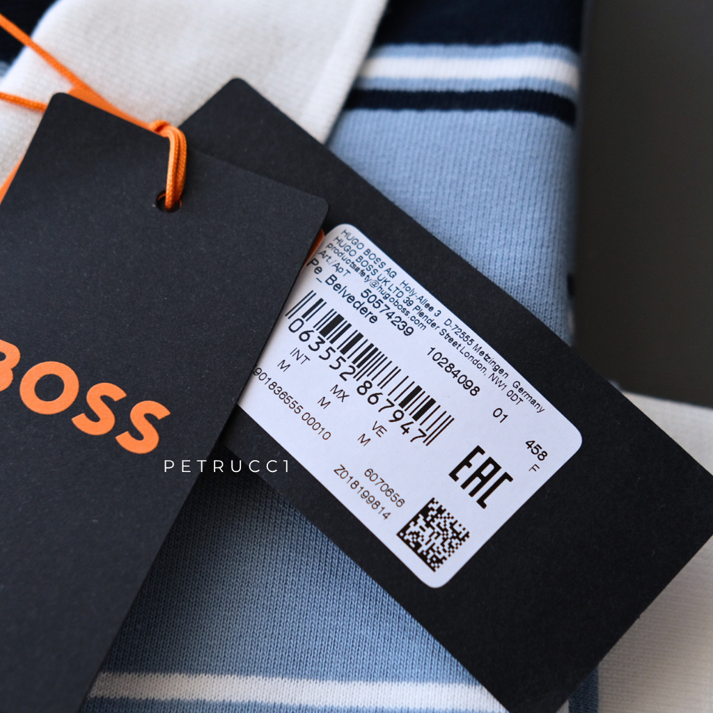 BOSS Polo Shirt Kaos cotton Cowo Pria 50574239